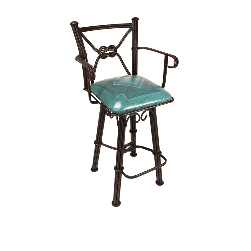 Tabouret Hoon, Bleu sarcelle