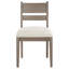 Chaise d'appoint en bois (ensemble de 2)