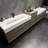 Albizu 114" Wall-Mounted Double Bathroom Vanity-69316027