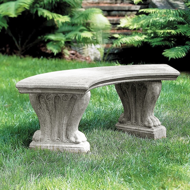 Malagrida Outdoor Bench, Natural