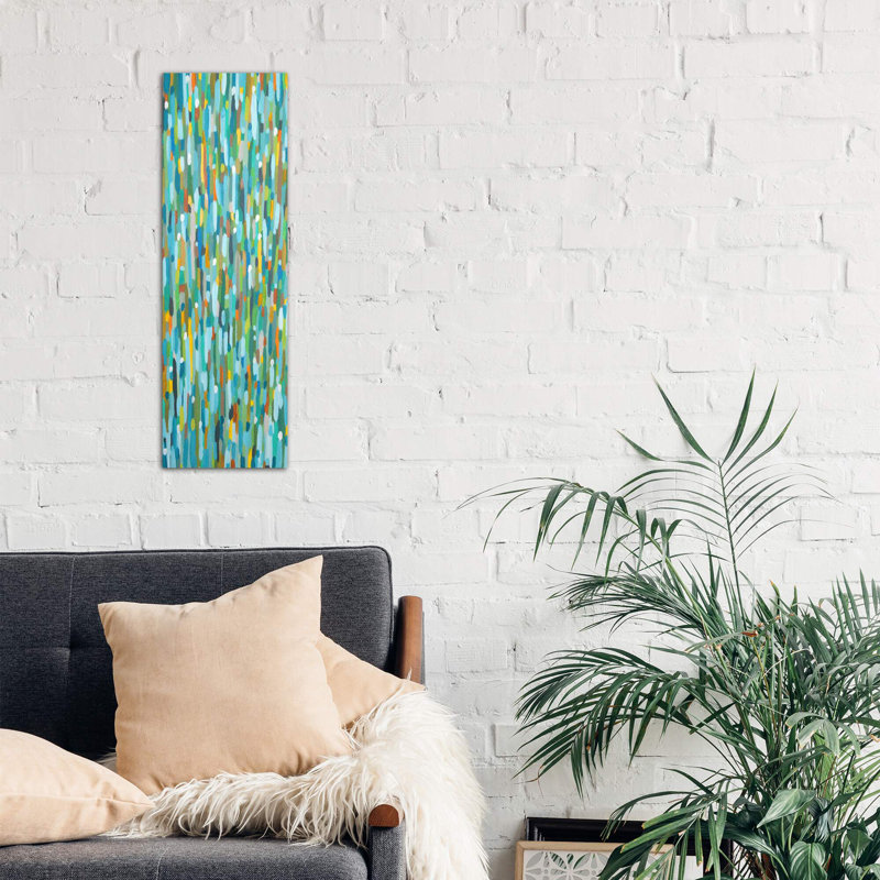 Les Uns Contre Les Autres by Sylvie Demers - Wrapped Canvas Panoramic Painting, 30.48 cm H x 91.44 cm W x 1.91 cm D