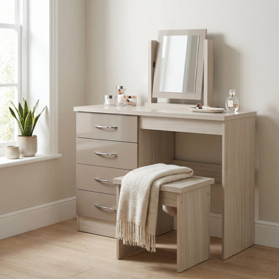 Cascio Dressing Table Set with Mirror
