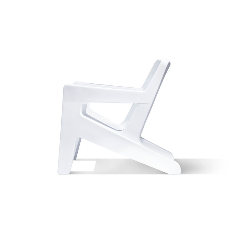 Bask Outdoor Lounge Chair, Highcloud White