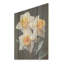 Dewy Daffodils At Sunrise - Daffodils Wood Wall Art On Natural Pine Wood-1621777679