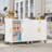 Metal Small 35.6" Garage Storage Cabinet with Locking Doors ,Rolling Wheels and Adjustable Shelves-447550759-447550776