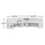 Senna Outdoor L-Shape Dining Banquette
