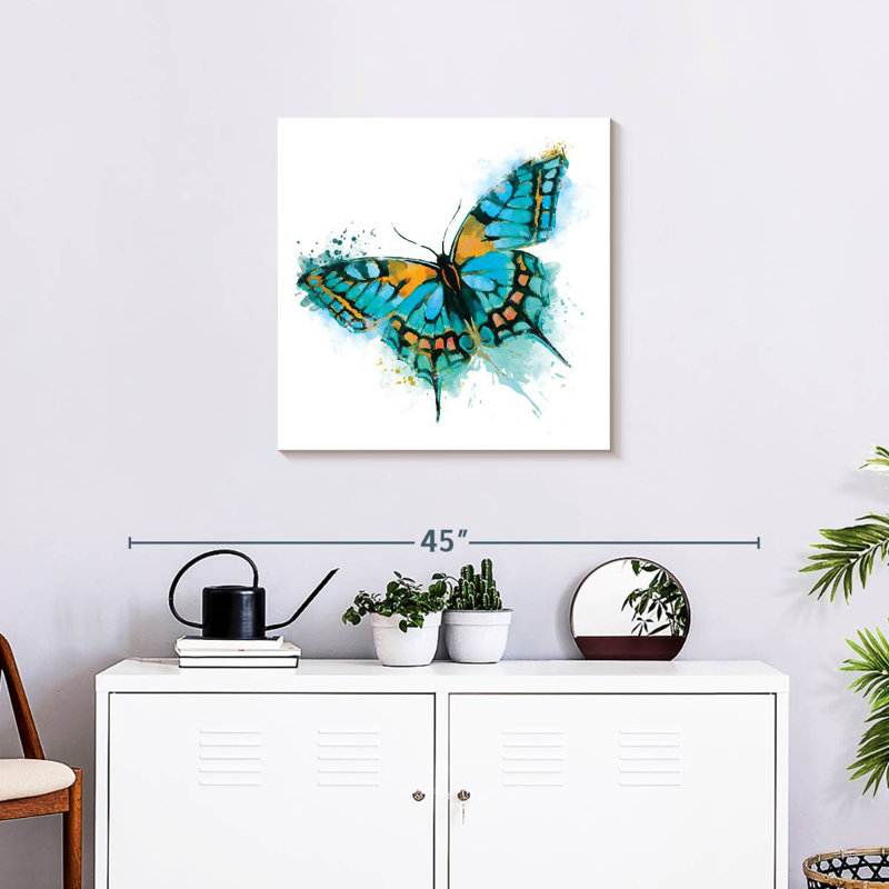 Crowle Butterfly Splash, 24" H x 24" W