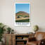 Slieve Gullion, Northern Ireland - Romantic Ring Of Gullion Travel Poster. Giclee Print On Wrapped Canvas. Wall Art, Home Decor - Natural Landmarks, Northern Ireland - Wrapped Canvas Print-2132235452