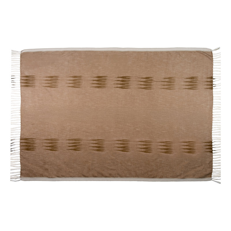 Peshtemal Ikat Sofa Throw, Brown