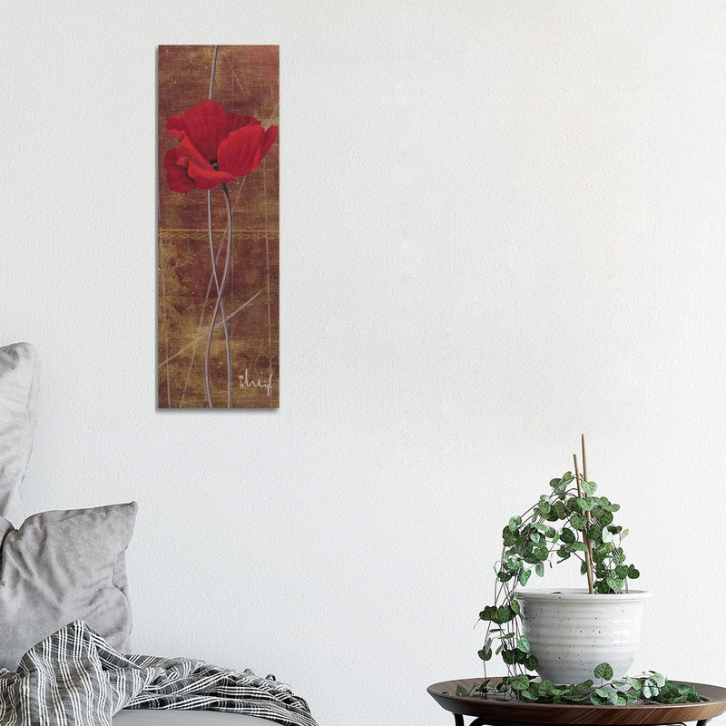 Antique Red II by Franz Heigl - Wrapped Canvas Panoramic Gallery-Wrapped Canvas Giclée, 30.48 cm H x 91.44 cm W x 1.91 cm D
