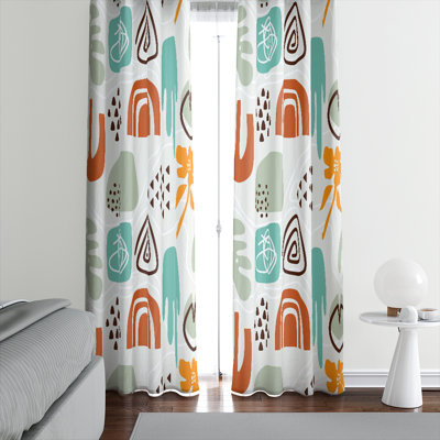 Semi Sheer Curtain Pair