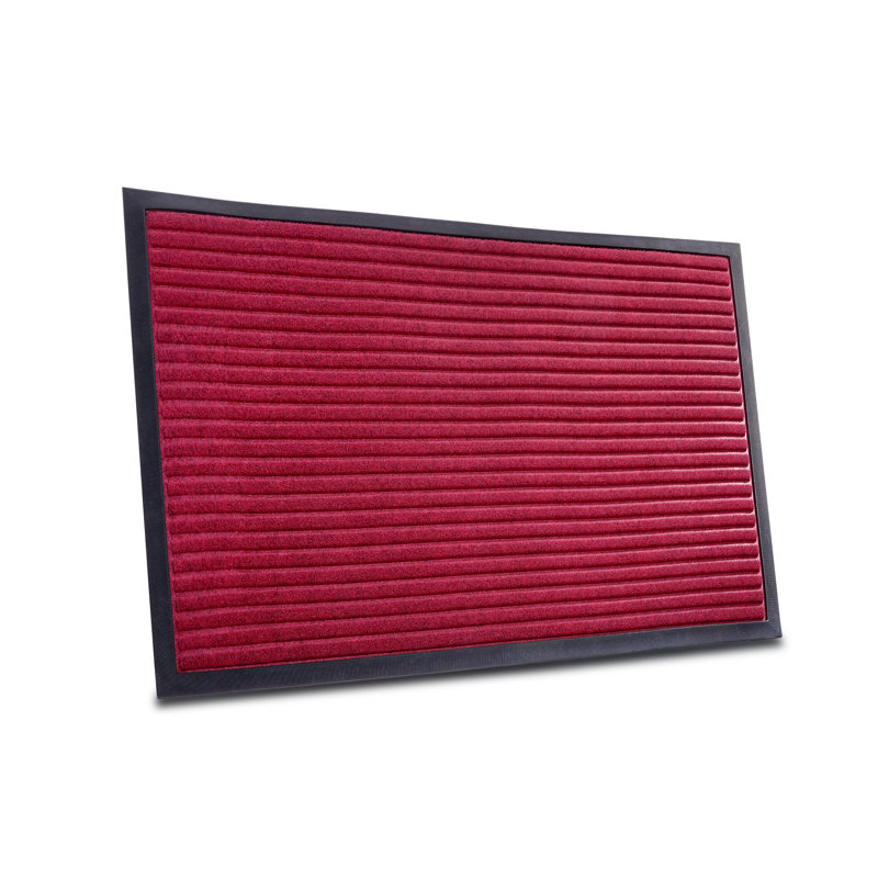 Non-Slip Indoor / Outdoor Doormat, Rectangular 40 x 60cm, Red
