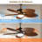 44/52" Palm Tropical 5 Blade Ceiling Fan-1344132731-1344132725