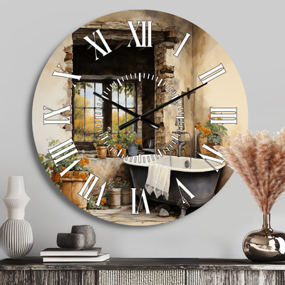 Laundry Rustic I - horloge murale
