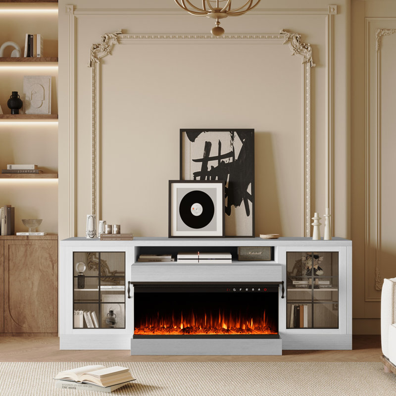 Meuble télé 60 po, Blanc
