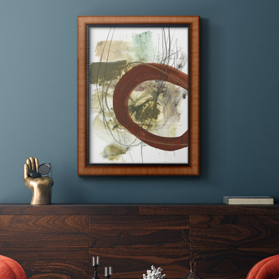 Toile encadrée de qualité supérieure Rusted Loops II - prête à être accrochée