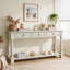 Console Console de 63 po de long avec tiroirs et tablette pour le vestibule-1109058181