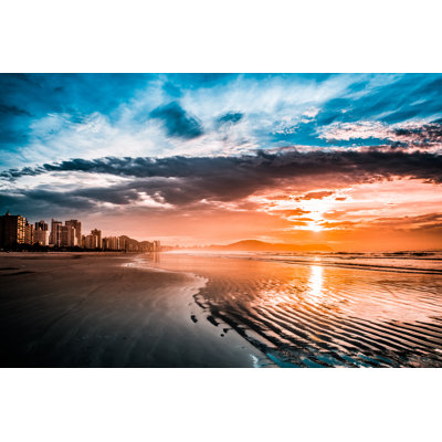 Sunrise-Praia Grande by Herbert Pictures - Wrapped Canvas Print