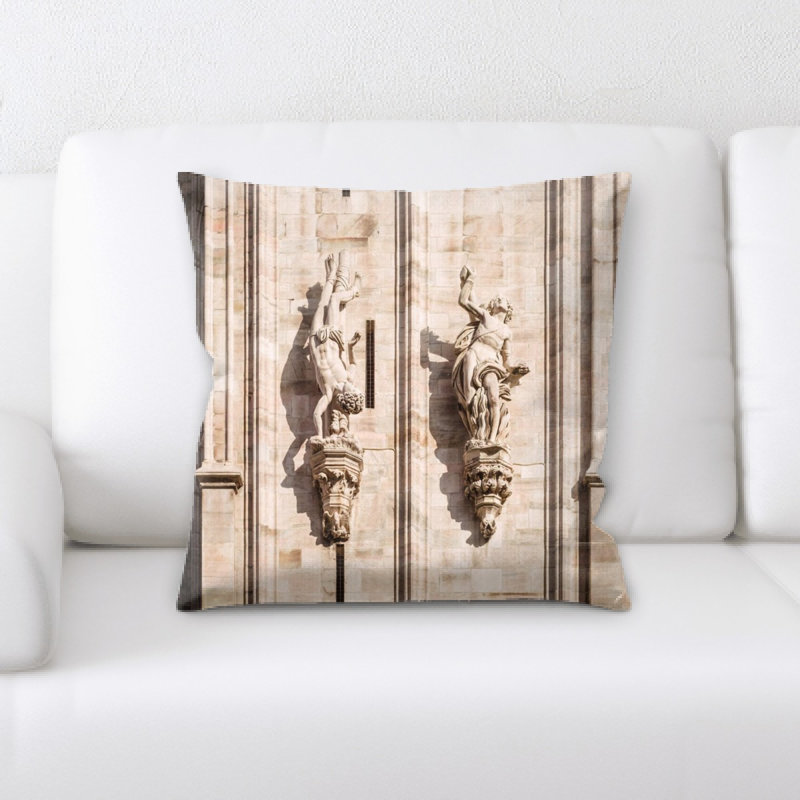 Microsuede Reversible Throw Pillow