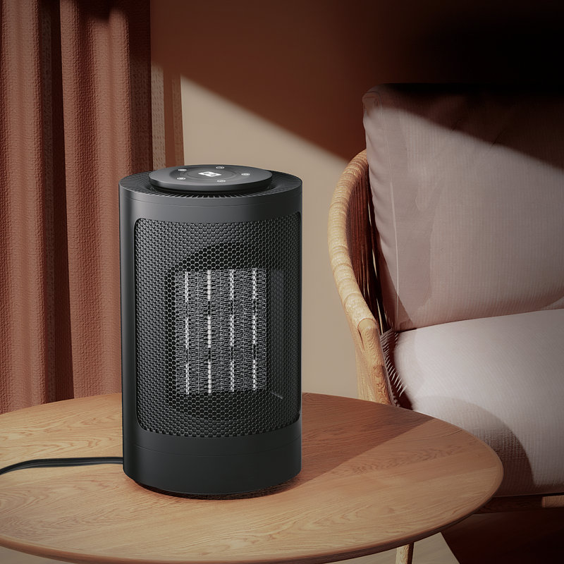Bring Home Furniture 1500 Watt 5110 BTU Electric Compact Space Heater and with Digital Display