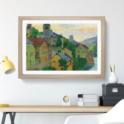 Waidhofen an Der Ybbs by Carl Moll - Picture Frame Painting