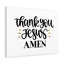 «Thank You Jesus», reproduction sur toile tendue-2044204395