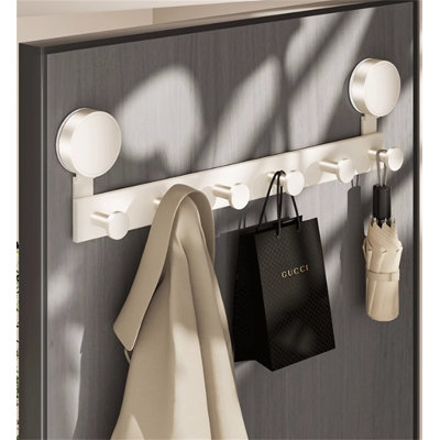 Aluminum Alloy Suction Cup Hook Rack
