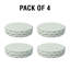 Decorative Indoor Outdoor Waterproof Round Cushion Cover, Patio UV Resistant Seat Cushion Cover-1791235688