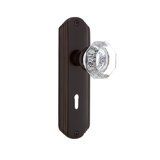 Deco Plate with Decorative Keyhole and Waldorf Door Knob