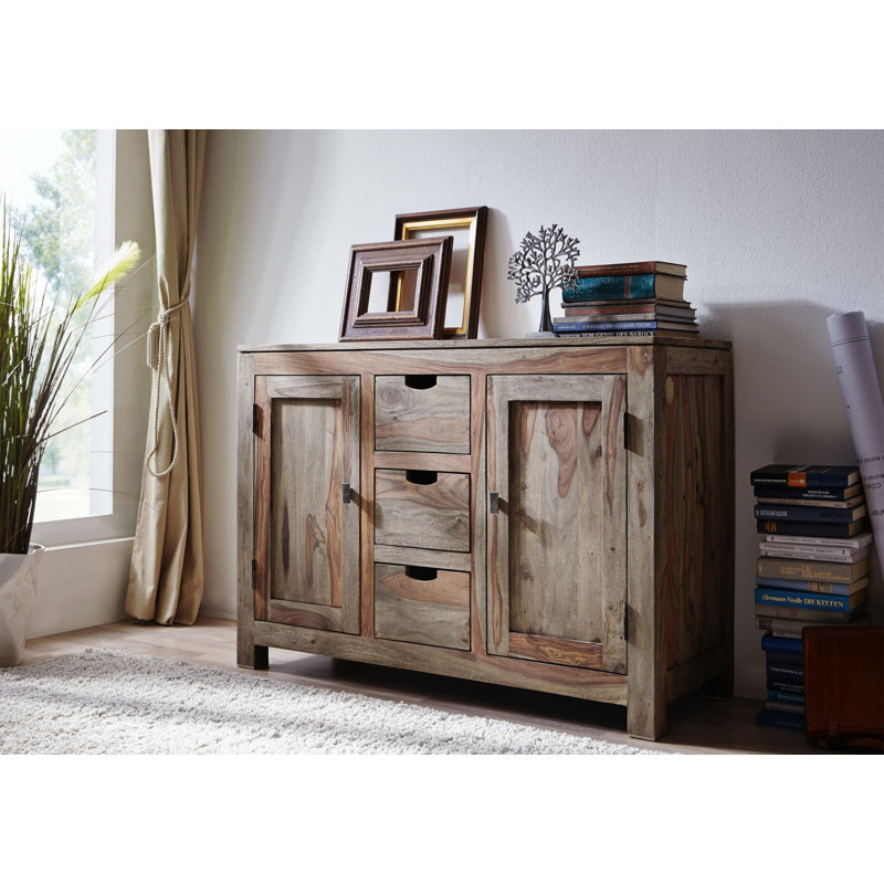 Nature 120cm Solid Wood Sideboard