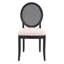 Chaise parsons capitonnée en tissu-463412696