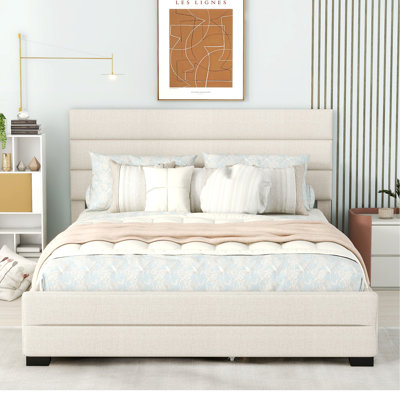 Carico Upholstered Platform Storage Bed
