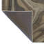 Mira Brown-Grey Themed Abstract Wavy Spiral Patterned Modern Decorative Rug-432042206