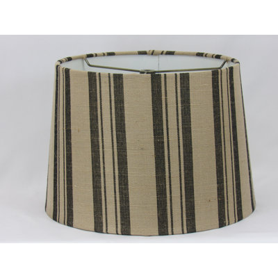 Abat-jour tambour en coton beige