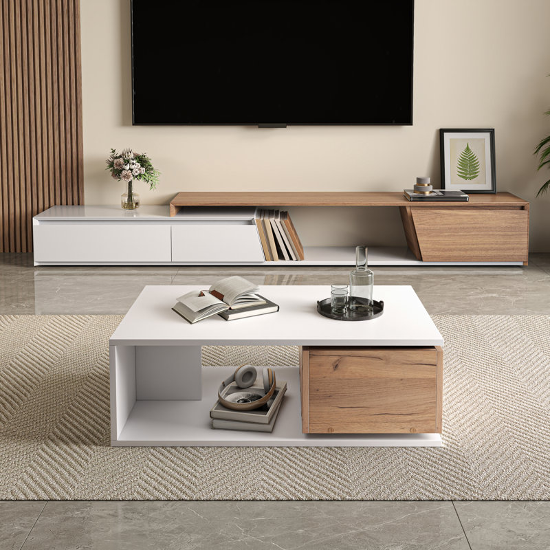 Frame Coffee Table with Storage