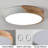 Drexton Wood LED Flush Mount Ceiling Light-1369691317