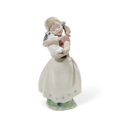 My Sweet Little Puppy Girl Figurine