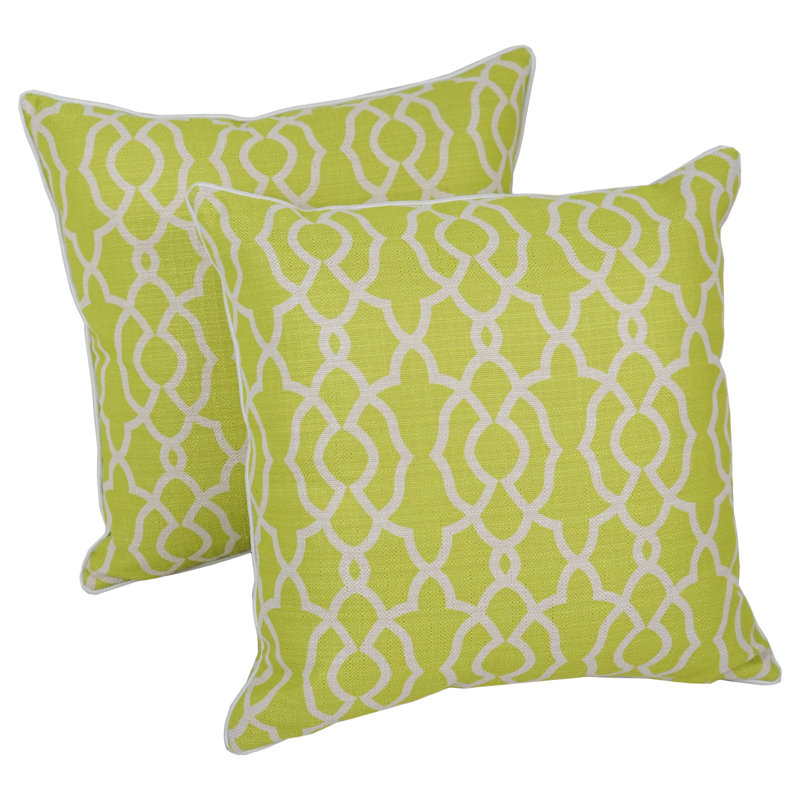 Coussin décoratif en lattis