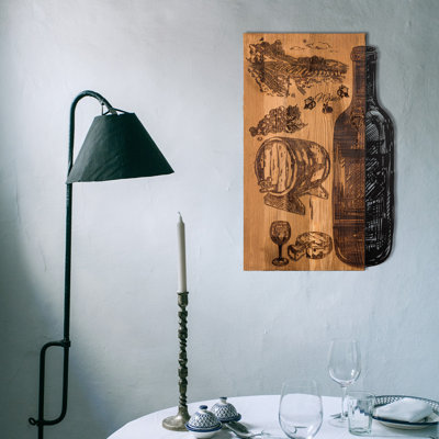 Décoration murale en bois