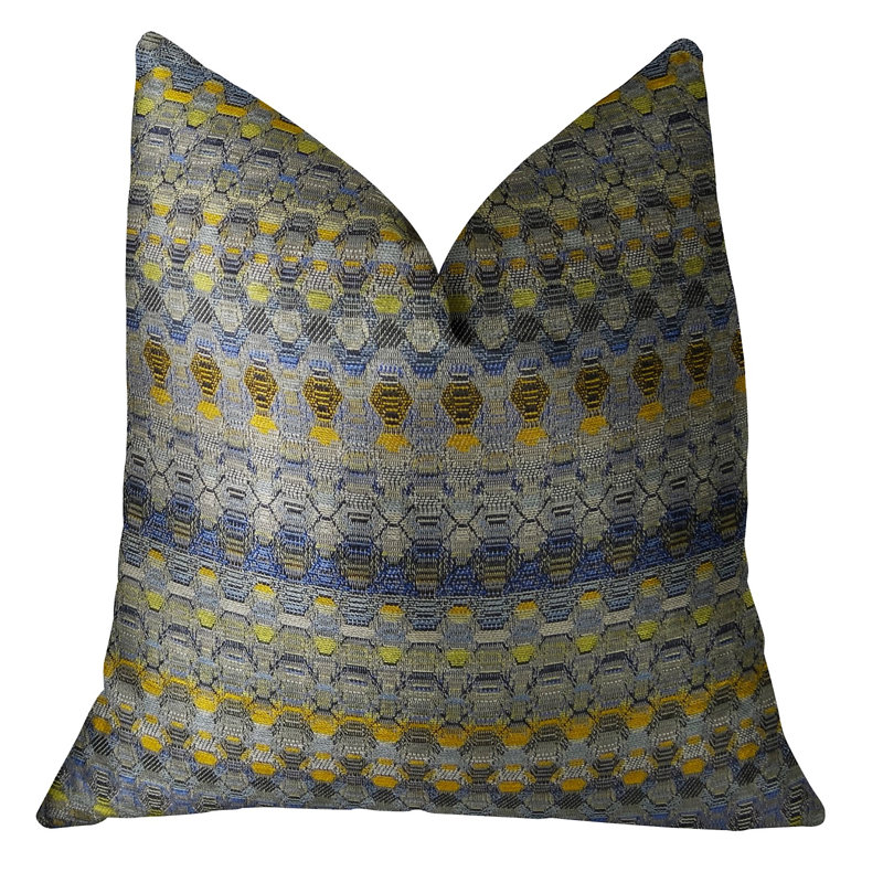 Coussin de luxe fabriqué à la main Wynne, 20 po x 36 po, Coussin lombaire