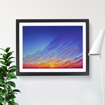 Cloudy Sunset Vol.2 - Framed Print