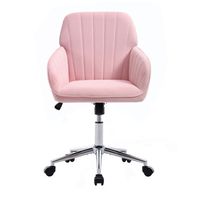 Adjustable Office Chair, Armchair, Swivel Chair With Metal Base