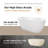 67'' Freestanding Soaking Acrylic Bathtub-100206219