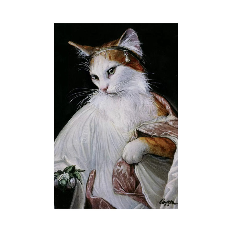 Catnip Bearer 1 Piece Wrapped Canvas Painting, 66.04 cm H x 45.72 cm W x 1.91 cm D