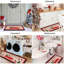 2 tapis de cuisine et tapis de Noël pour tapis de sol antidérapant Merry Christmas Kitchen Decor