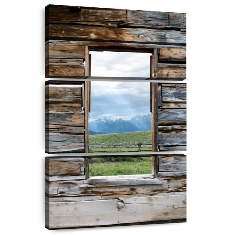 Alvord Window To Grand Teton, 32" H x 20" W