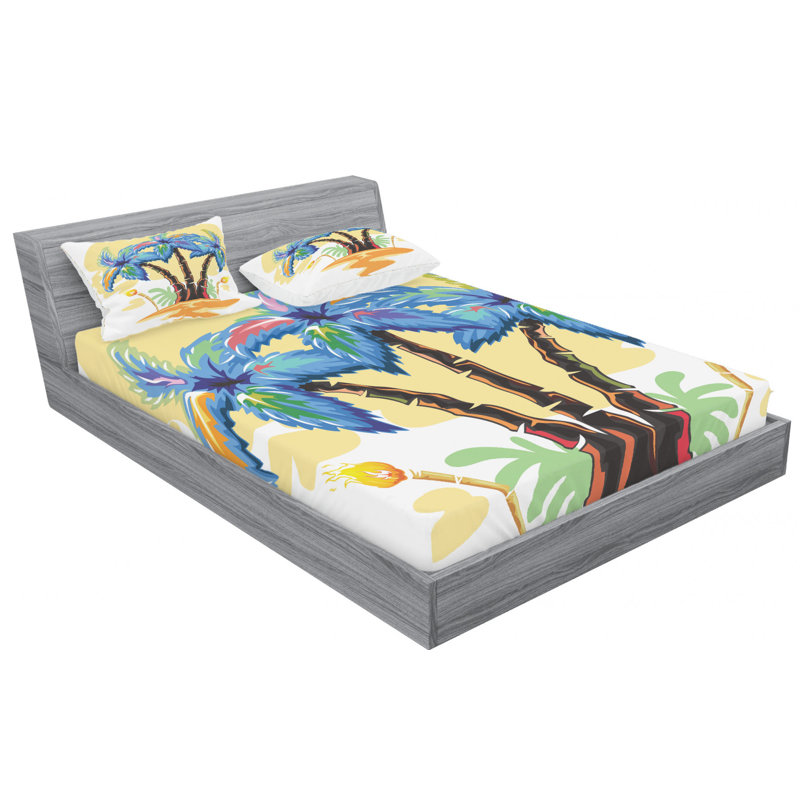 Microfiber Sheet Set, Full Sheet Set with Fitted Sheet