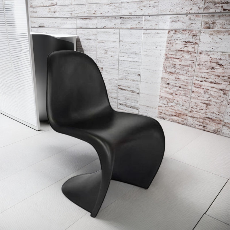 Chaise Pantone, Noir