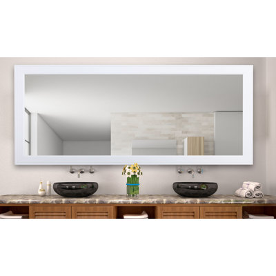 Bovee Engineered Wood Flat Wall Mirror