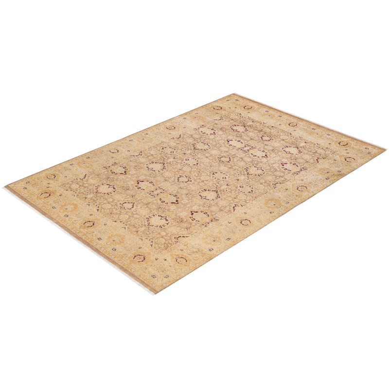 Classic One-of-a-Kind 6' 2" X 9' 1" Hand Knotted Area Rug